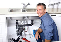 Plumber with sink 